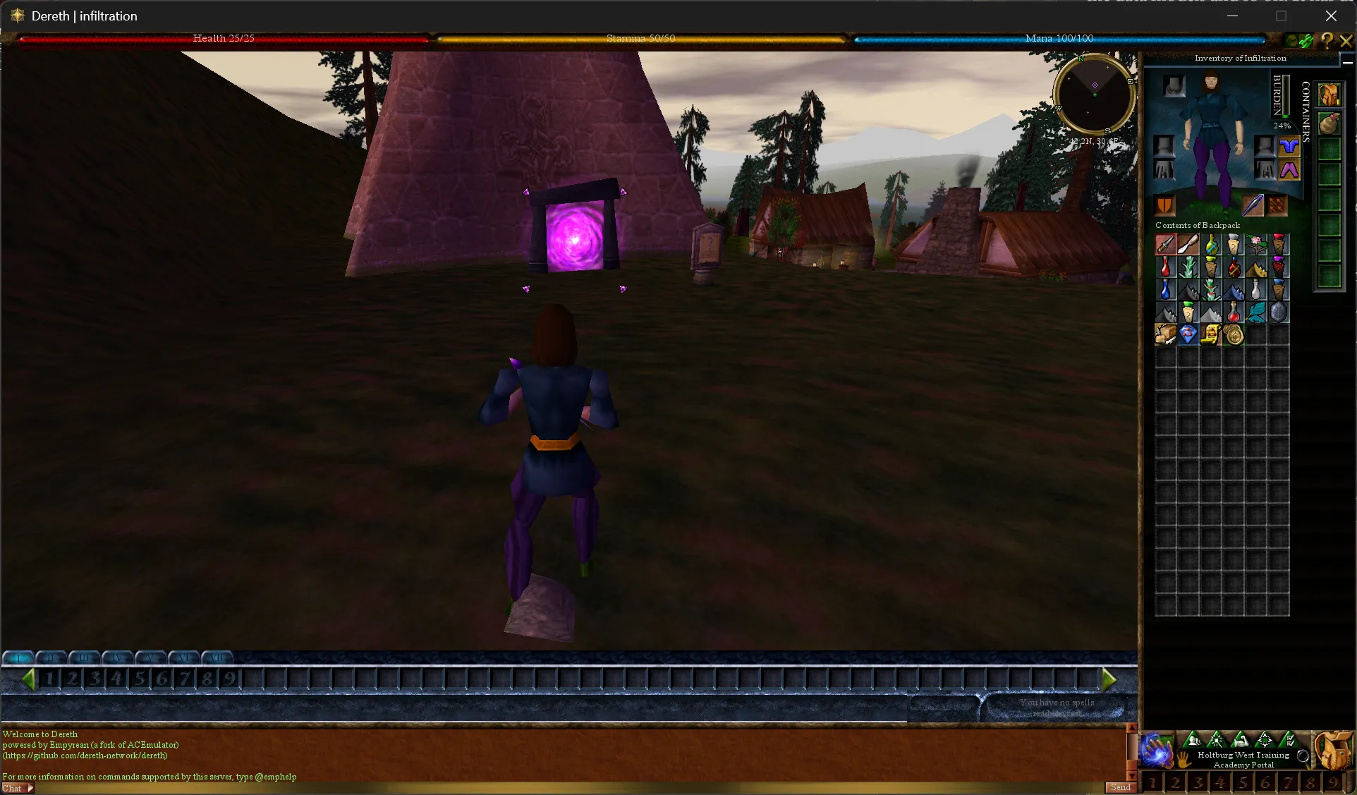The same view in the classic interface and the February 2005 data